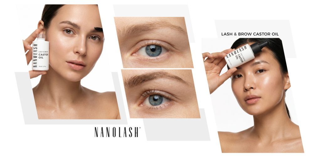 nanolash aceite de ricino en las pestañas